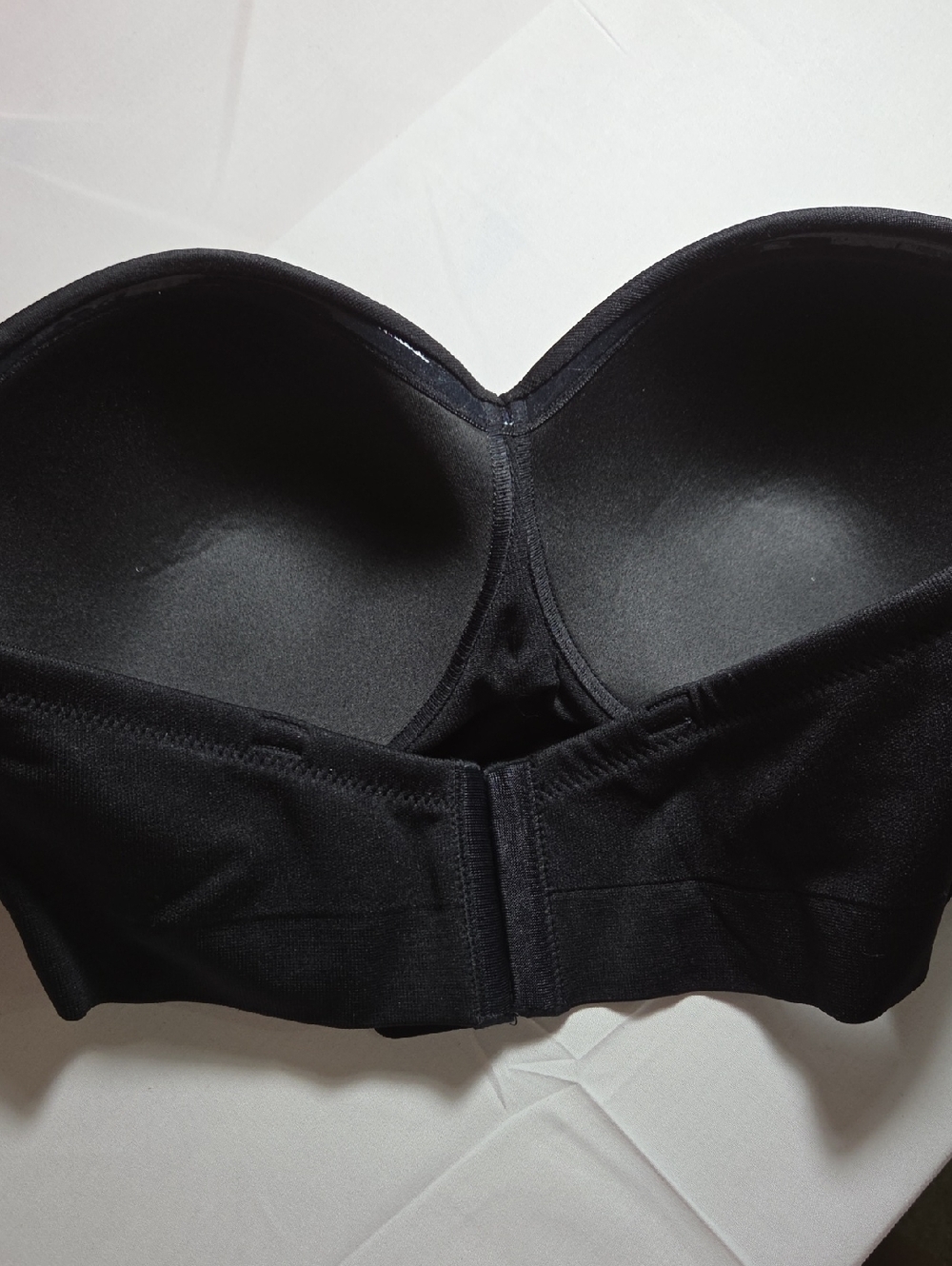 Shapermint Black Sweetheart Wireless Strapless Bra Large NWT - Picture 5 of 7